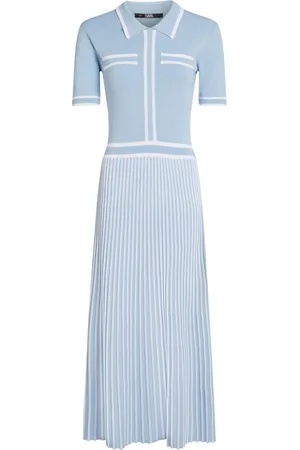 Karl Lagerfeld Essential Strickkleid mit Falten
