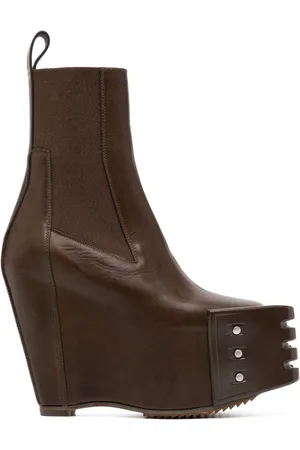 Rick Owens Beatle-Stiefel mit Wedge-Absatz