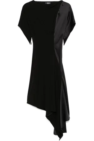 MUGLER Asymmetrisches Midikleid
