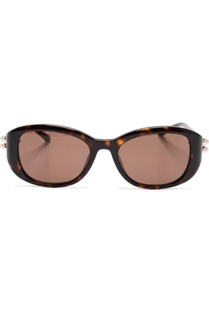 Alexander McQueen Sonnenbrille in Schildpattoptik