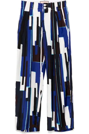 Plan C Hose mit Twill-Print