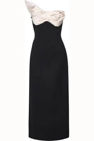 RACHEL GILBERT Cassidy Midikleid mit Raffungen
