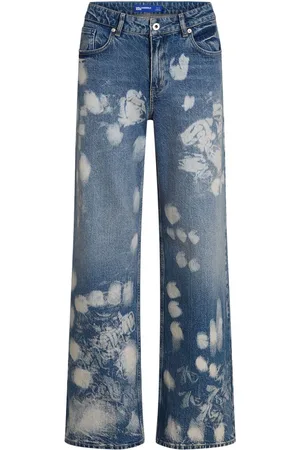 Karl Lagerfeld Jeans mit weitem Bein