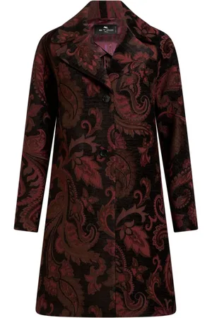 Etro Midimantel mit Jacquardmuster