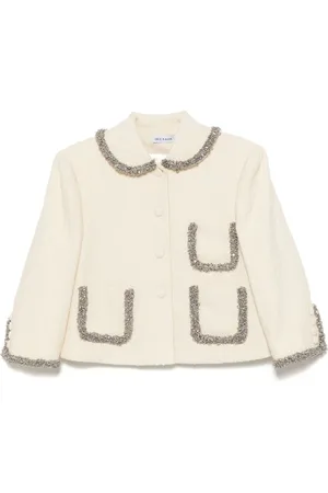 DICE KAYEK Verzierte Tweed-Jacke