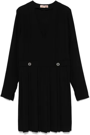 Twin-Set Krepp-Minikleid mit Falten