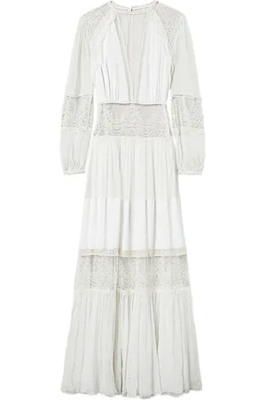 Twin-Set Maxikleid aus Kreppspitze