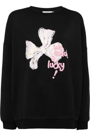 B+AB Sweatshirt mit grafischem Print