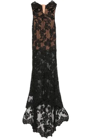 Self-Portrait Maxikleid mit Strass