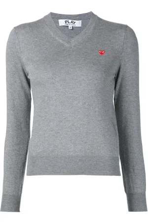 Comme des Garçons Pullover mit Herzstickerei