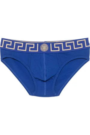 VERSACE Slip mit Greca-Bund