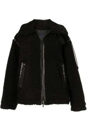 JUUN.J Oversized-Mantel aus Faux Shearling
