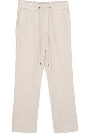 James Perse Leinenhose mit geradem Bein