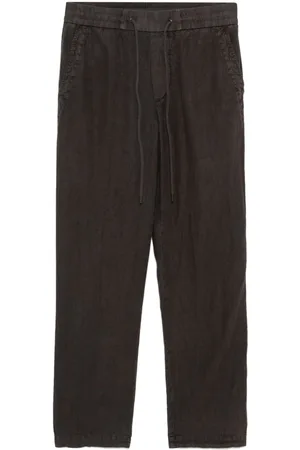James Perse Leinenhose mit geradem Bein