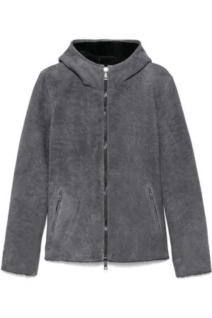 GIORGIO BRATO Kapuzenjacke mit Shearling-Futter