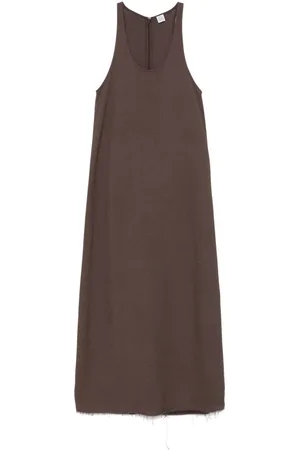 Totême Maxikleid mit U-Ausschnitt