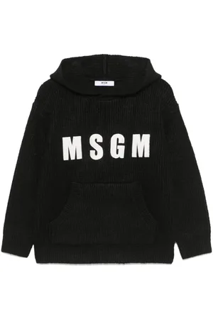 Msgm Hoodie mit Logo-Stickerei
