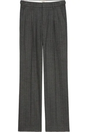 Zadig & Voltaire Karierte Hose mit Bügelfalten