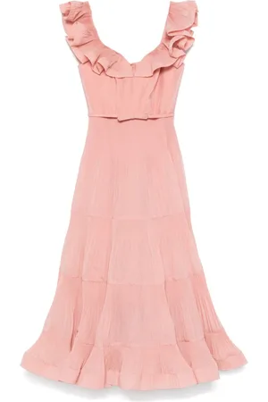 ZIMMERMANN Midikleid mit Falten