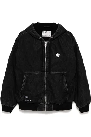 Izzue Kapuzenjacke mit Logo-Patch