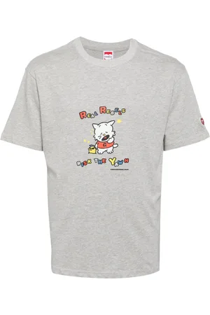 Ground Zero T-Shirt mit Katzen-Print