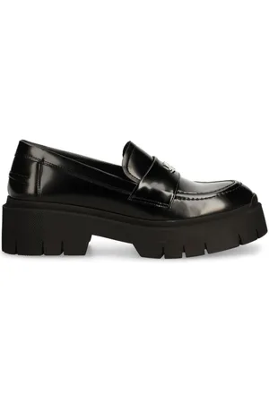 HUGO BOSS Plateau-Loafer mit Logo-Schild
