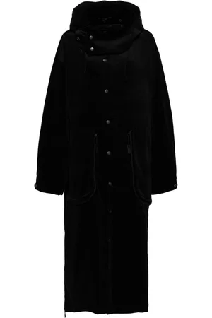 YOHJI YAMAMOTO Trenchcoat mit Kapuze