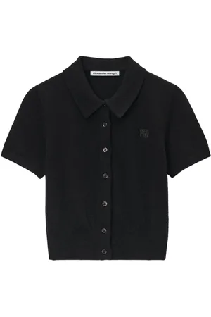Alexander Wang Poloshirt mit Logo-Stickerei