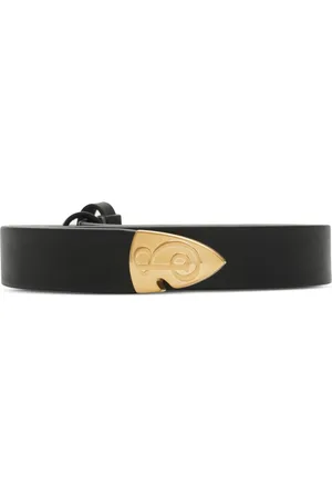 Burberry Thin Leather B Shield-Gürtel