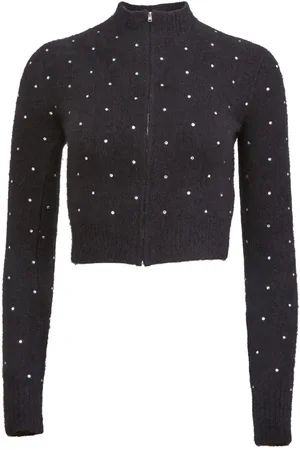 FLEUR DU MAL Verzierter Cardigan mit Reißverschluss