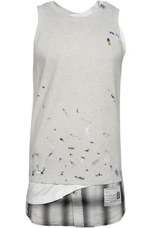 Maison Mihara Yasuhiro Triple Oberteil im Layering-Look