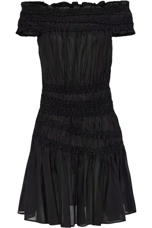 Tory Burch Schulterfreies Kleid mit Rüschen