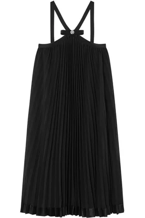 VERSACE Neckholder-Kleid mit Falten