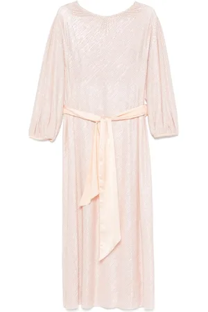 FORTE FORTE Midikleid mit Hahnentrittmuster