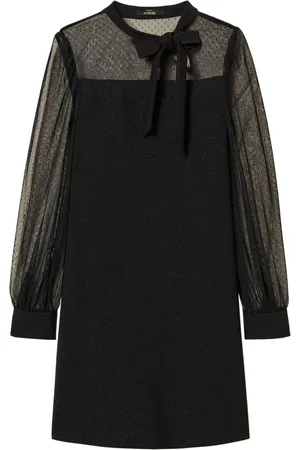Twin-Set Minikleid mit Schleifenverschluss