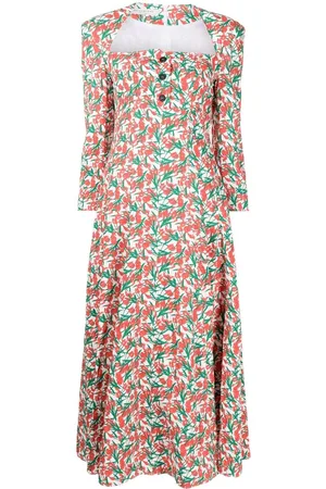 Serafini Blumiges Maxikleid