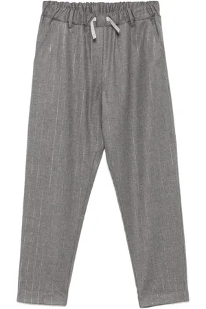 ELEVENTY Hose mit Nadelstreifen