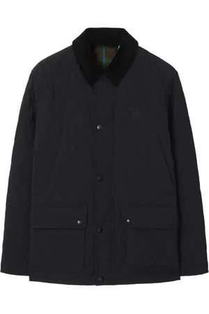 Burberry Gefütterte Jacke mit Logo-Stickerei