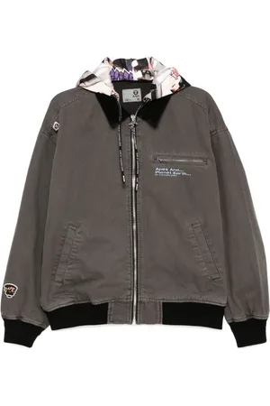 A Bathing Ape Kapuzenjacke mit Graffiti-Print