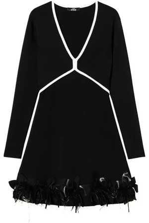 Twin-Set Minikleid mit Federn
