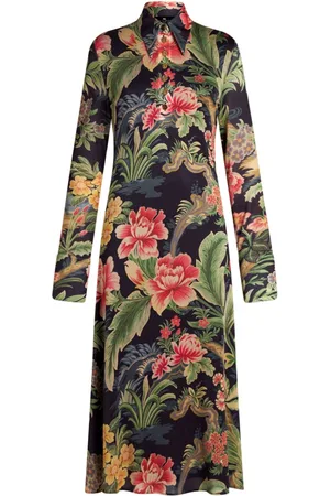 Etro Cons Midikleid mit Blumen-Print
