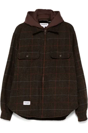 Chocoolate Kapuzenjacke im Layering-Look