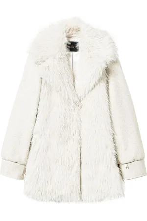 Twin-Set Mantel aus Faux Fur