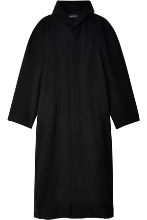 Balenciaga Kapuzenmantel mit Raglanärmeln