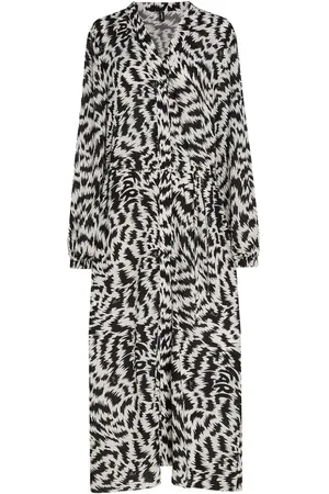 Karl Lagerfeld Gegurtetes Strandkleid mit Animal-Print