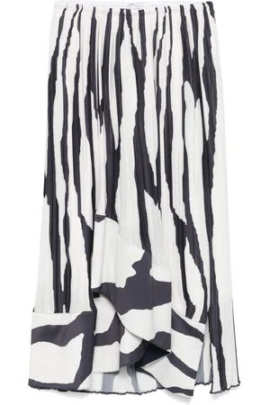 Lanvin Midirock mit Zebra-Print