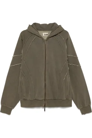 Izzue Kapuzenjacke mit Distressed-Einsatz