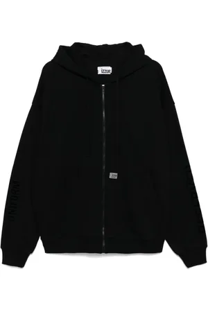 Izzue Kapuzenjacke mit Kontrasteinsätzen
