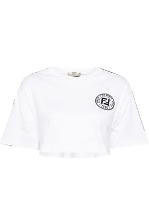 Fendi T-Shirt mit Zucca-Streifen