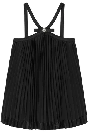 VERSACE Neckholder-Top mit Falten